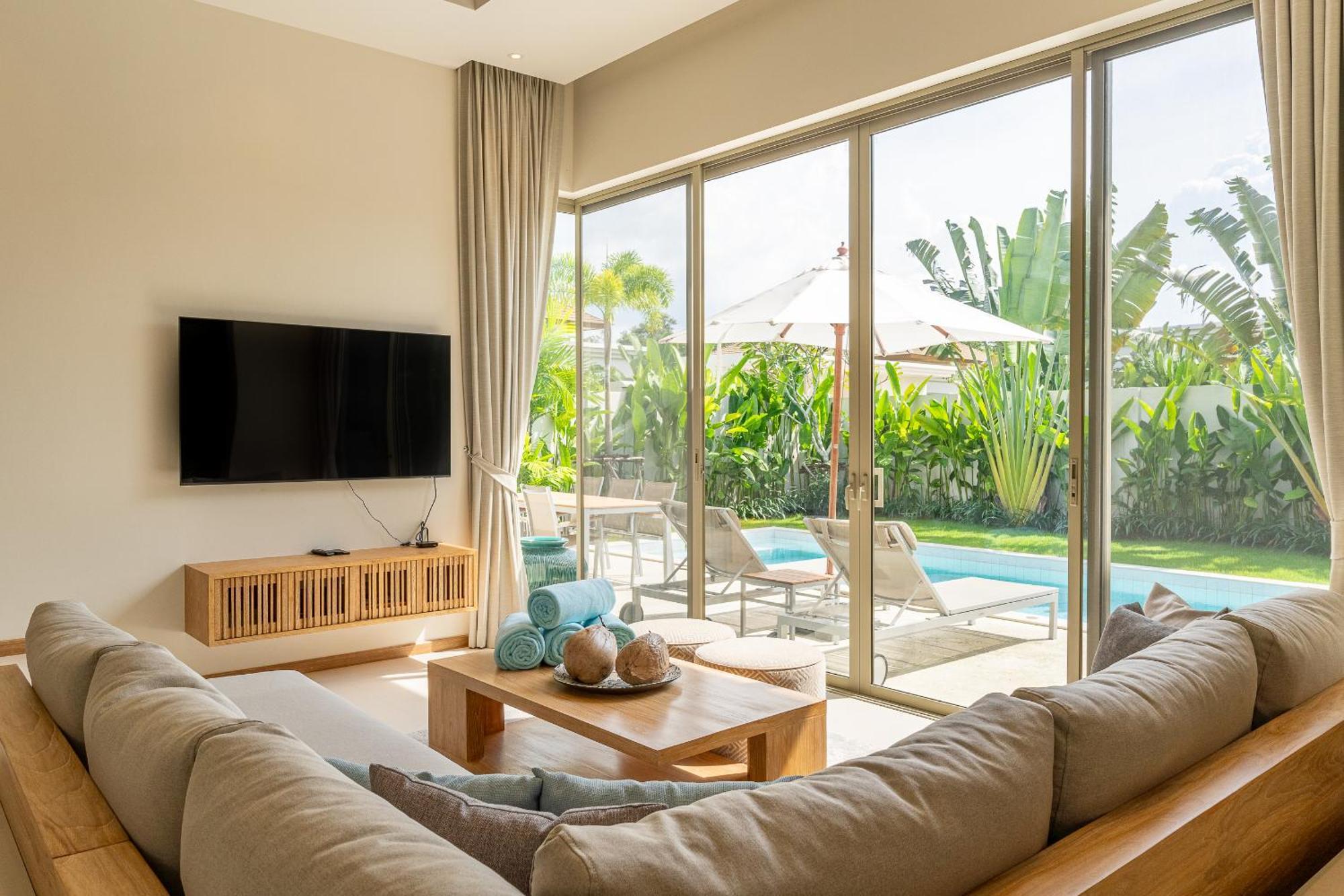 Trichada Breeze 3Br Stylish Villa, 15 Min To Layan Beach Таланг Екстер'єр фото